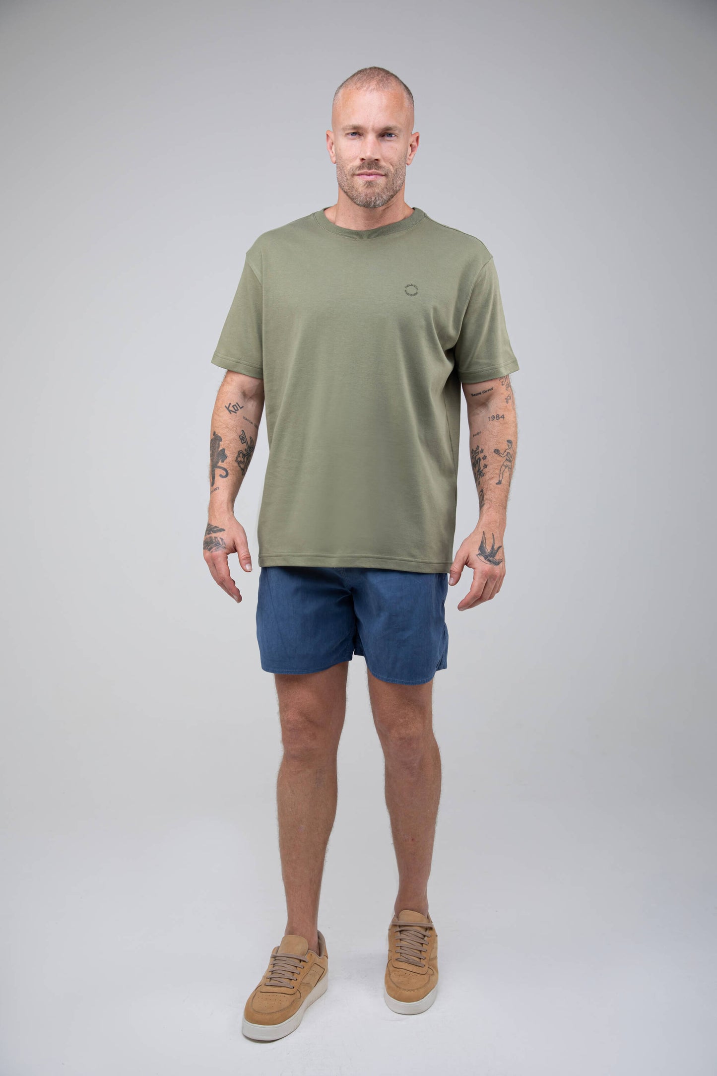 Camiseta Masculina em Suedine