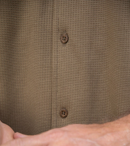 Camisa Masculina Manga Curta com Botões