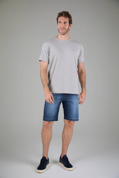 Camiseta Masculina em Suedine