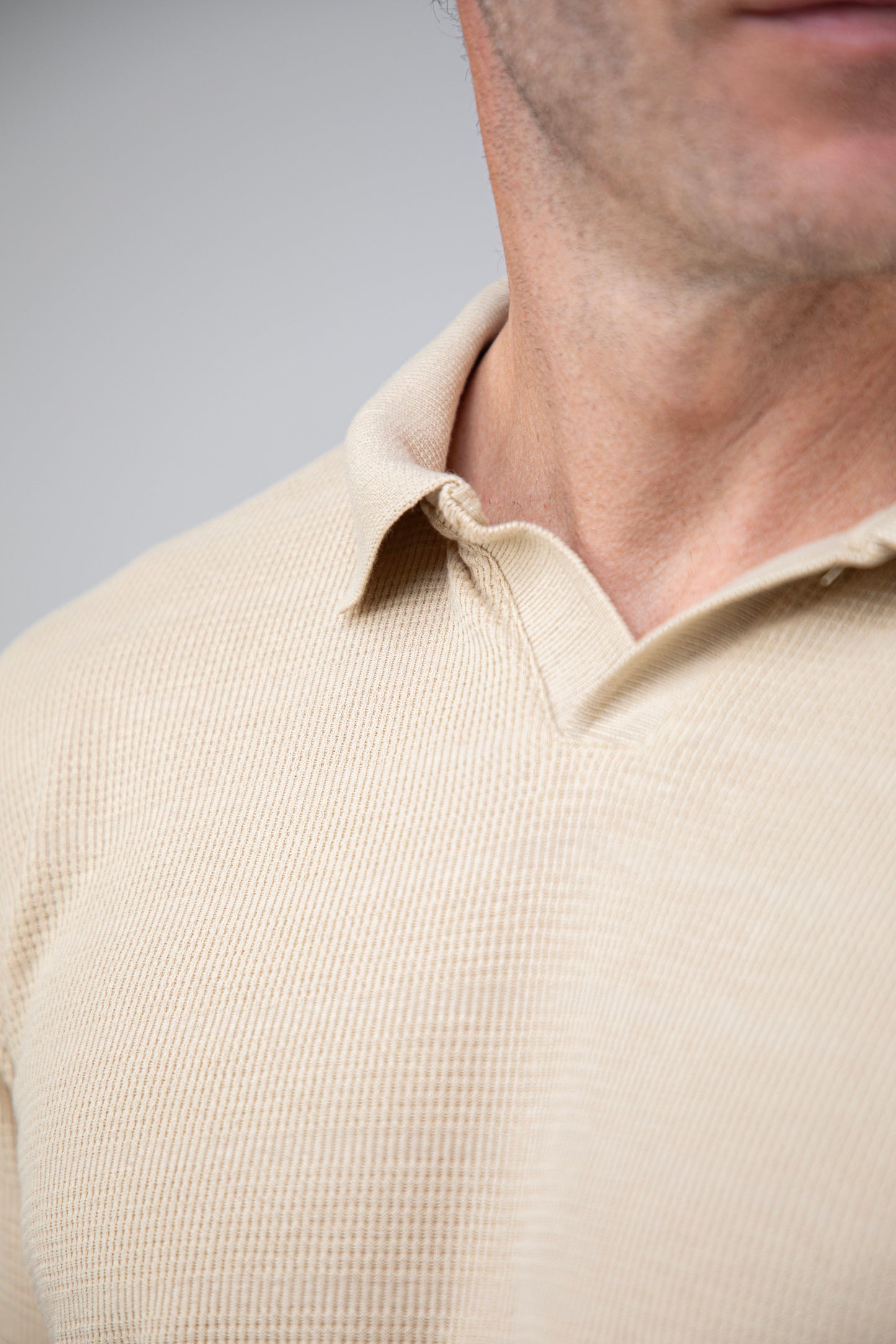 Camisa Polo Masculina Tecido Diferenciado