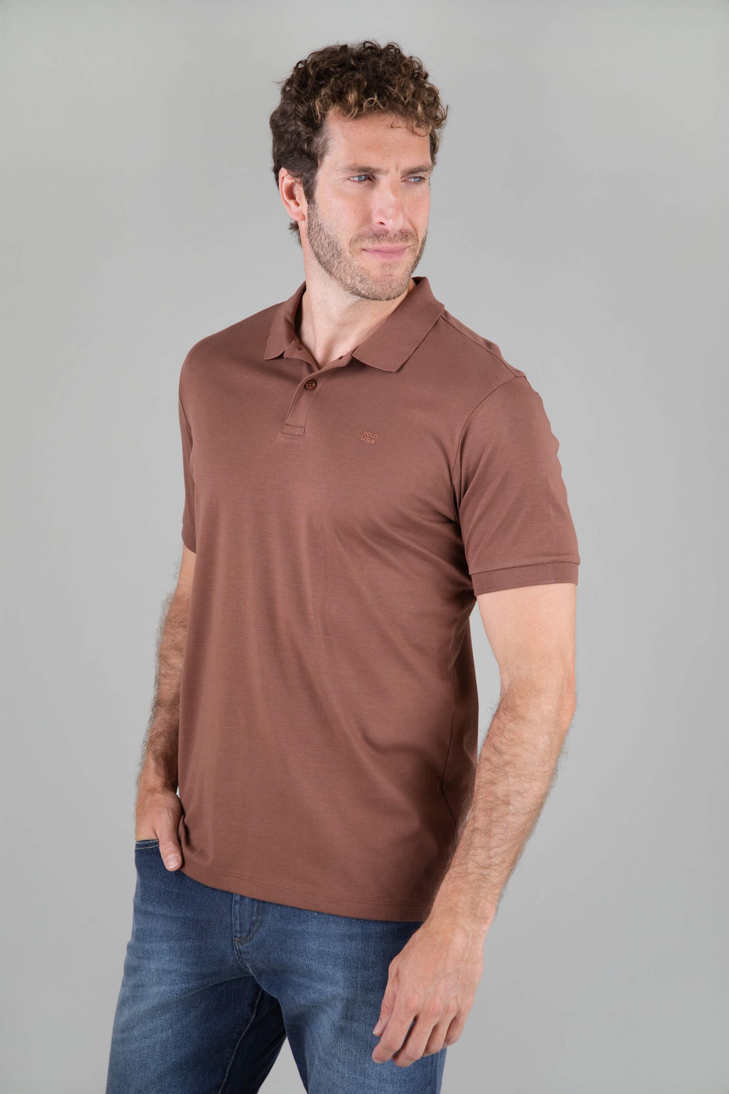 Camisa Polo Masculina Pima